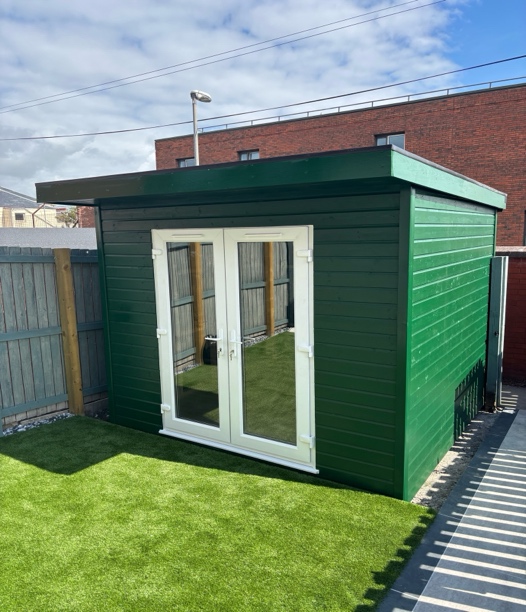 9x9 garden office