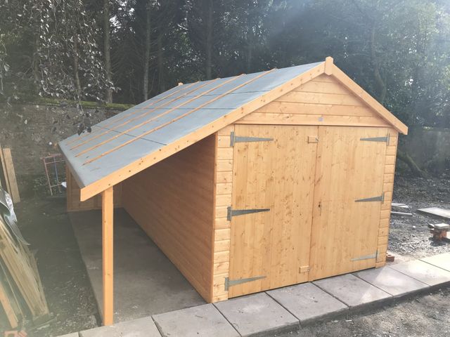 Apex 12x8 with log store